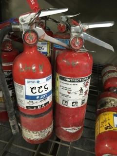 (2) Fire Extinguishers.