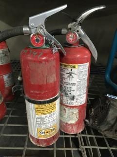 (2) Fire Extinguishers.