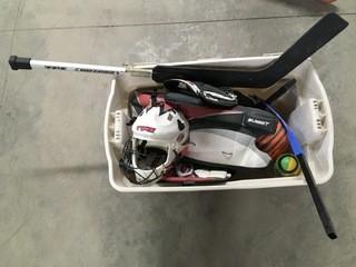 Kids Street Hockey/Goalie Equipment.