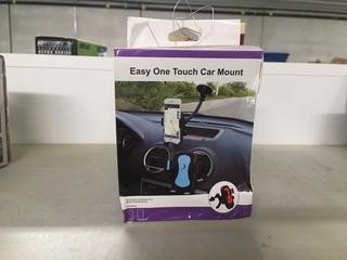 (2) Easy One Touch Car Mount Phone Holder.