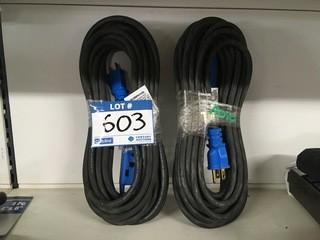 (2) 16 AWG Extension Cords.