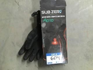 Sub Zero Battery Heated Gloves (XL).