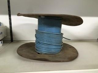 1/4 Roll Blue #10 Copper Wire.