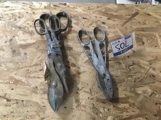 (3) Heavy Duty Tin Snips.