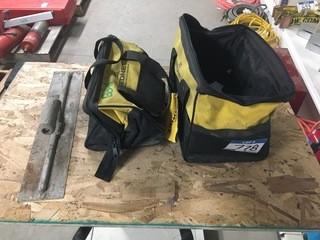 (2) DeWalt Tool bags, Plaster Trowel.