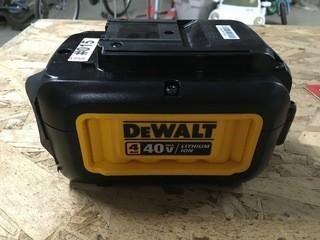 Unused DeWalt 40 Volt Battery.