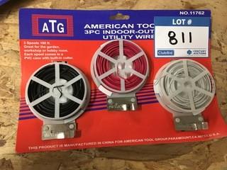 3 Piece Utility Wire Reels.