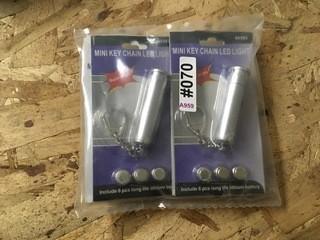 (4) Mini Keychain Lights.