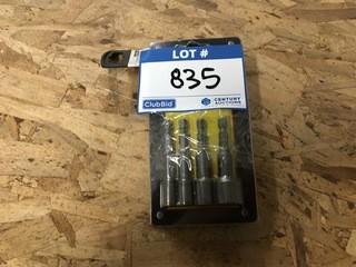 New 1/4" - 3/8" Ratchet, 4 Piece Nut Driver Set.