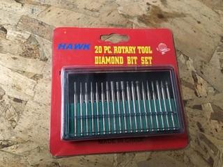 New 20 Piece Diamond Bits For Rotary Tools.