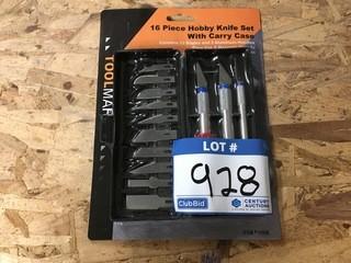 16 Piece Hobby Knife Set.