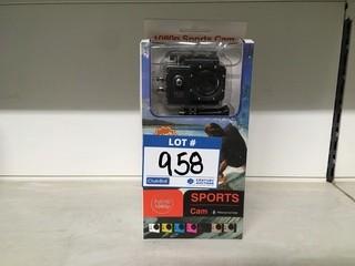 1080 P Sports Camera, Waterproof 30 M.