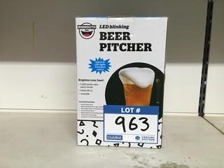 Led Blinking Beer Pitcher.