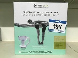 Mineralizing Water System Pitcher.