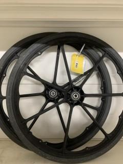 (2) 22" Cart Tires w/ Axle.