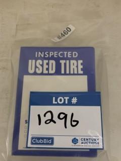 Tags For Used Tires.