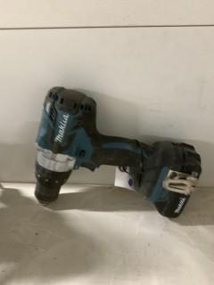 18 Volt Makita Drill, W/ Battery And Charger.