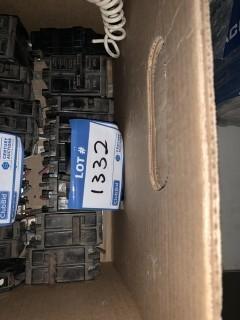 Assortment Of Circuit Breakers, (10 ) Westing House 20A.
