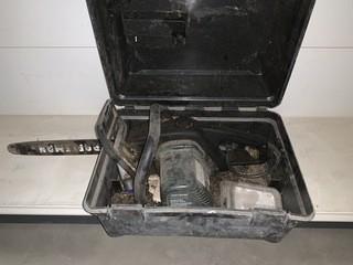 Craftsman 16 " Electric Chain Saw, (Broken Case).