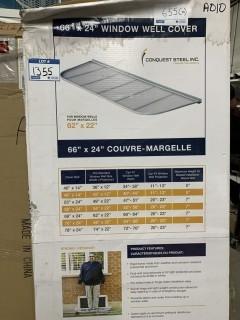 Window Well Cover, 60" X 24".