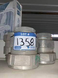 (3) 481 Tech Connectors W/3" Plastic Bushings.