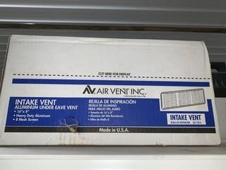 Heavy Duty Aluminum Under Eave Vent, 16" X 8".
