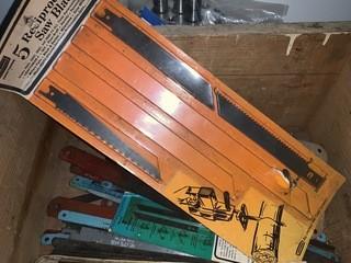 Assortment Of Hack Saw And Sawsall Blades.