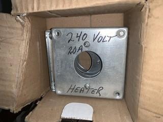 Assortment Electrical Supplies, (Round Stainless Covers, Data Jacks/Covers, bulbs).