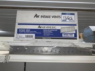 (1) Heavy Duty Aluminum Under Eave Vent, 16" X 8", (1) 12" X 22".