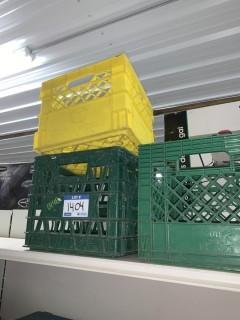 (3) Milk Crates.