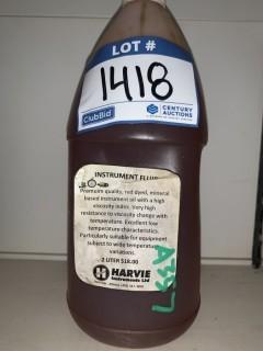 2 Liters Instrument Fluid.