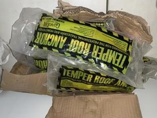 Box Of Temper Roof Anchors.