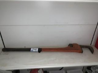 Large Pipe Wrench.