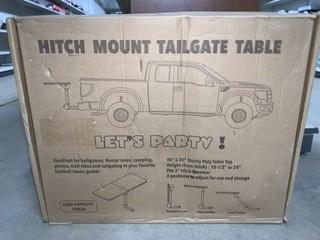 New Hitch Mount Tailgate Table.