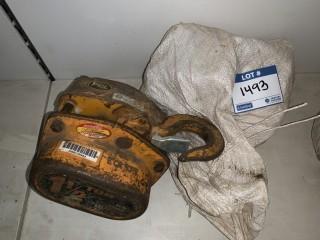 1.5 Ton Chain  Pulley W/Chain.