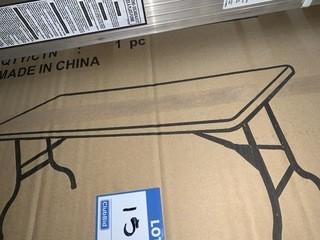 8 Foot Long Plastic Table.