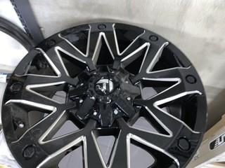 (4)  Fuel Ambush Rims, 8 Bolt X 180,  20 " Rim By 9".