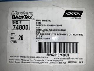 (20) Norton Bear-Tex, Final Shine Pads.