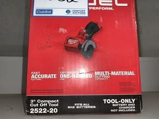New Milwaukee M12 Fuel Cut Off 3".