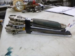 Qty Of (5) Assorted Size Adjustable Wrenches