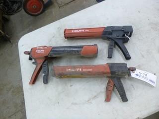 Qty Of (3) Hilti Caulking Guns