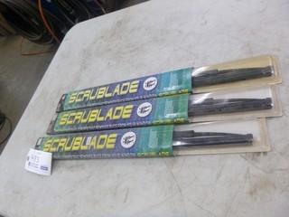 Qty Of (3) 19in Scrublade Wipers