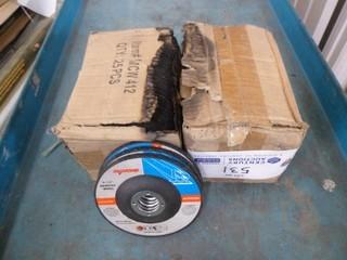 Qty Of 4 1/2in X 1/4in Grinding Discs