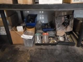 Qty Of Screws, Bolts And Misc Supplies