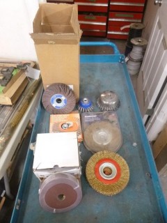 Qty Of Assorted Size Wire And Flap Discs