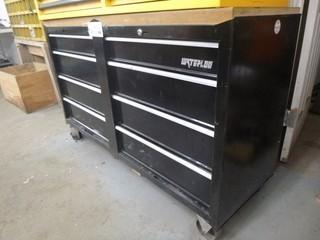 Waterloo 53in X 18in X 32in 8-Drawer Portable Tool Chest C/w Contents