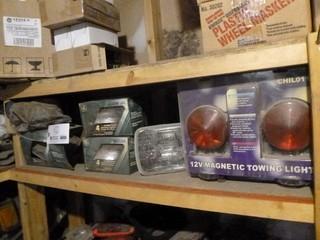 Qty Of Headlights And 12V Magnetic Towing Lights