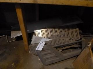 Qty Of Grill Inserts, 3M Metal Sheeting And Chrome Strips