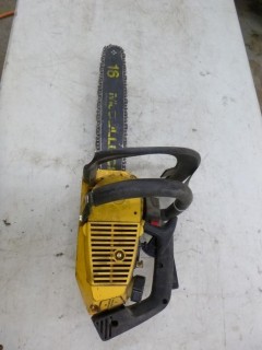 Mcculloch 16in Chainsaw. SN 14-20377