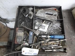 Qty Of Drill Bits, Screws And Nails